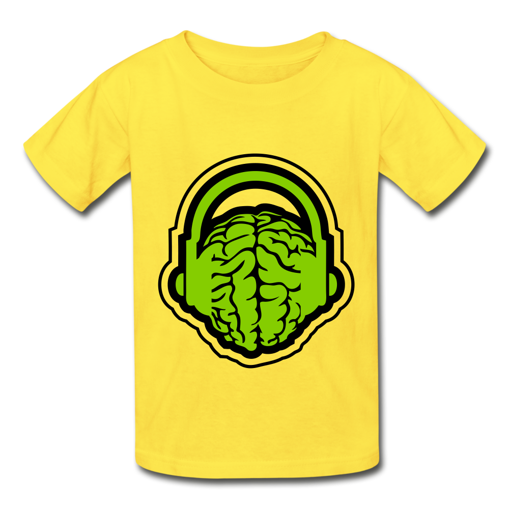 Kids Brain Jam T-Shirt - yellow