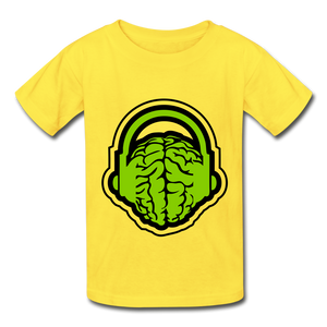 Open image in slideshow, Kids Brain Jam T-Shirt - yellow
